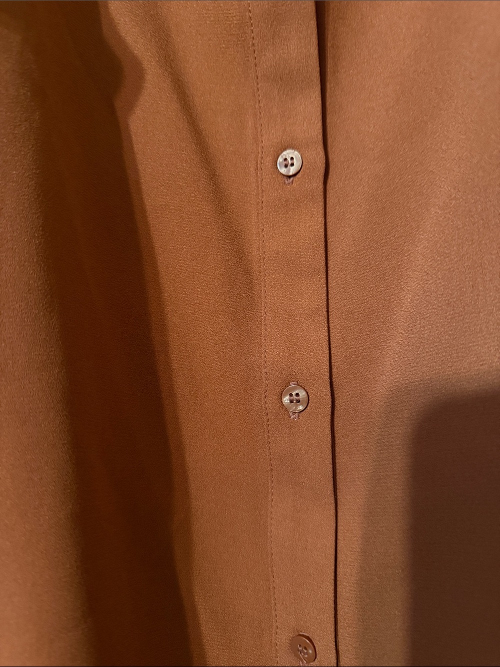 Bar III Rust Ruffle Cold-Shoulder Camisole - Picture 4 of 6